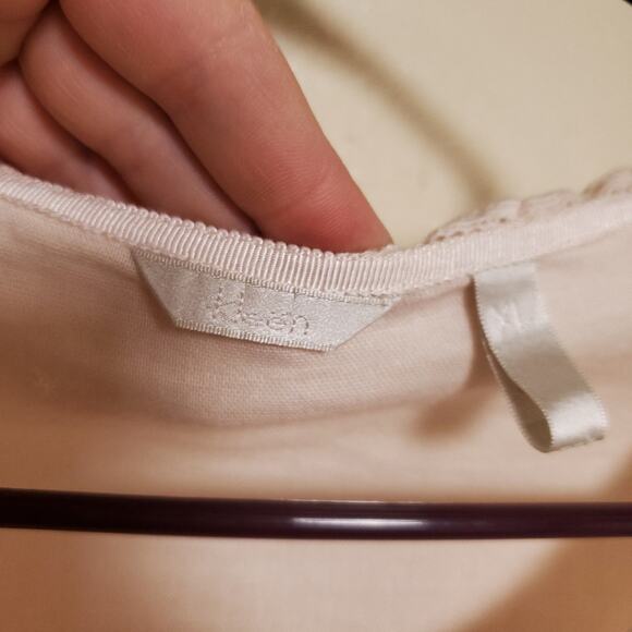 KLEEN Cottagecore Coquette Crochet Gauzy Top Soft Lagenlook - Picture 7 of 13